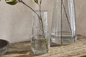 Nyuki Vase - Clear-VASES & PLANTERS-Nkuku