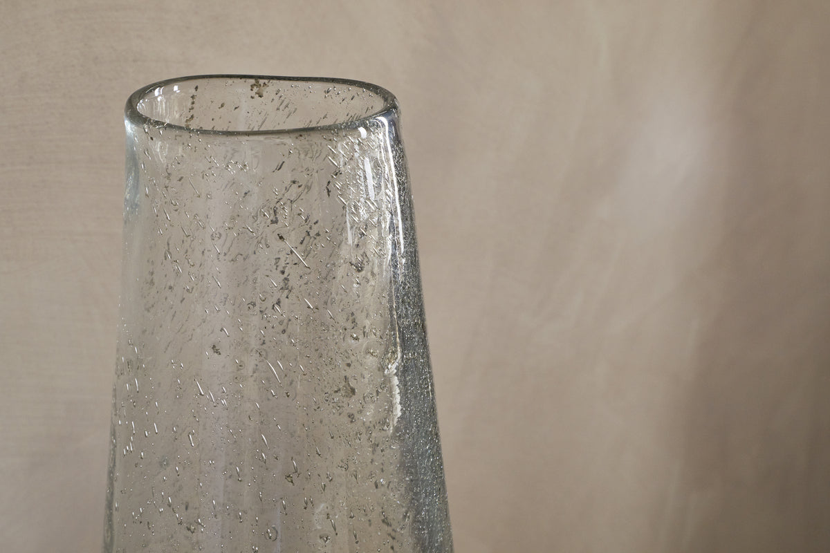 Nyuki Vase - Clear-VASES & PLANTERS-Nkuku
