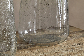 Nyuki Vase - Clear-VASES & PLANTERS-Nkuku