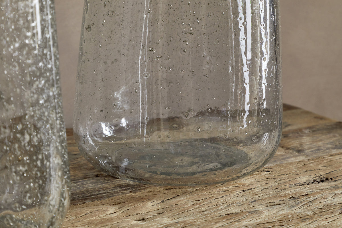 Nyuki Vase - Clear-VASES & PLANTERS-Nkuku