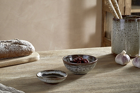 Cam Dipping Bowls - Mocha - (Set of 2)-SERVEWARE-Nkuku