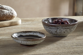 Cam Dipping Bowls - Mocha - (Set of 2)-SERVEWARE-Nkuku