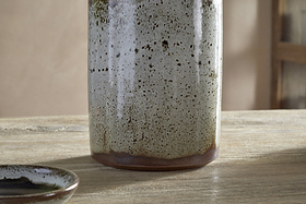 Cam Utensil Holder - Mocha-KITCHEN STORAGE & UTILITY-Nkuku
