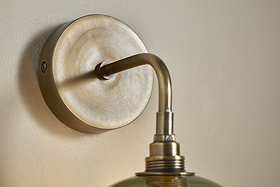 Otoro Recycled Glass Wall Light - Green-LIGHTS-Nkuku