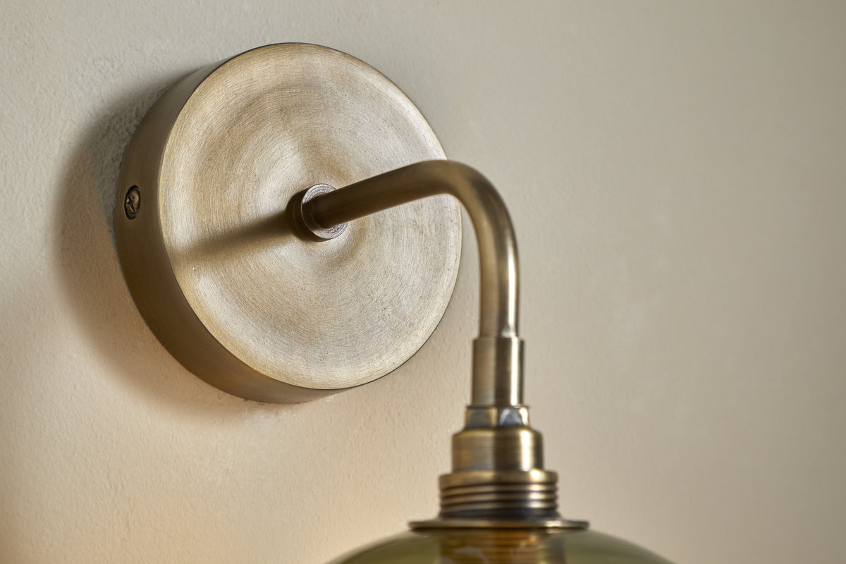 Otoro Recycled Glass Wall Light - Green-LIGHTS-Nkuku