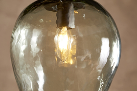 Sanvika Organic Cluster Pendant - Green-LIGHTS-Nkuku