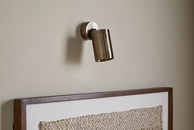 Boni Directional Spot Light - Aged Antique Brass-LIGHTS-Nkuku