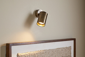 Boni Directional Spot Light - Aged Antique Brass-LIGHTS-Nkuku
