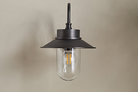 Alwar Outdoor Wall Light - Antique Bronze-LIGHTS-Nkuku