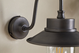 Alwar Outdoor Wall Light - Antique Bronze-LIGHTS-Nkuku