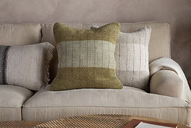 Mayla Cushion Cover - Olive Green - 50 x 50cm-TEXTILES-Nkuku