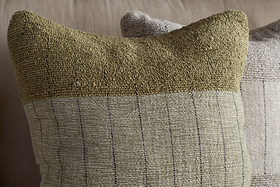Mayla Cushion Cover - Olive Green - 50 x 50cm-TEXTILES-Nkuku