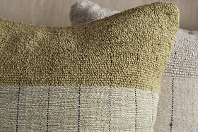 Mayla Cushion Cover - Olive Green - 50 x 50cm-TEXTILES-Nkuku