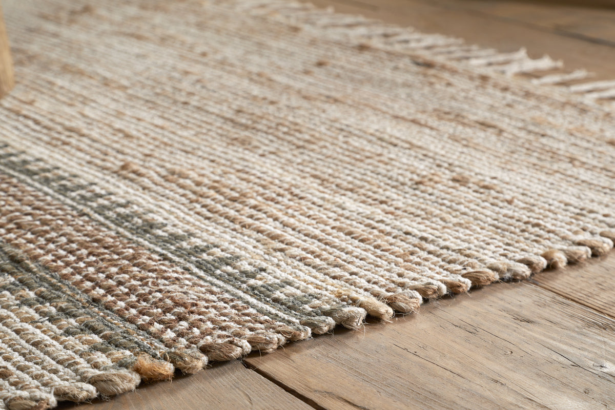 Zairya Kilim Rug - Natural - 150 x 240cm-RUGS-Nkuku