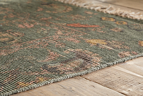 Okuta Jute Heirloom Rug - Olive Green - 150 x 240cm-RUGS-Nkuku