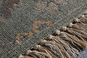 Okuta Jute Heirloom Rug - Olive Green - 150 x 240cm-RUGS-Nkuku