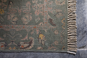 Okuta Jute Heirloom Rug - Olive Green - 150 x 240cm-RUGS-Nkuku