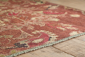 Ikowe Recycled PET Rug - Tonal Red - 150 x 240cm-RUGS-Nkuku