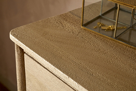 Sri Mango Wood Chest of Drawers - Natural-BEDROOM FURNITURE-Nkuku