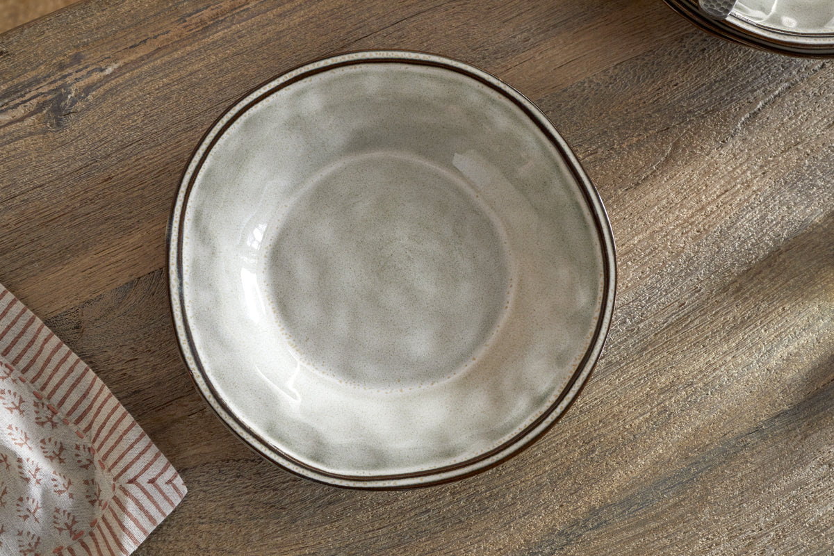 Pedra Side Plate - Pewter-TABLEWARE-Nkuku