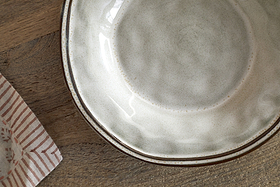Pedra Side Plate - Pewter-TABLEWARE-Nkuku