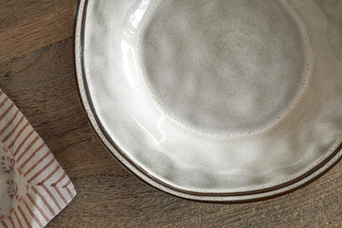 Pedra Side Plate - Pewter-TABLEWARE-Nkuku