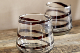 Nadia Tumbler - Mocha - (Set of 4)-GLASSWARE-Nkuku