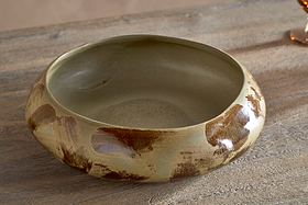 Terra Serving Bowl - Khaki Green-SERVEWARE-Nkuku