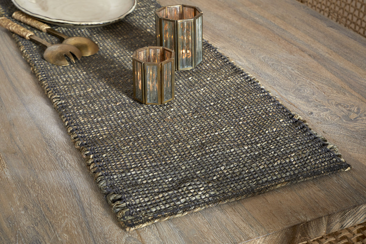 Gatita Seagrass Runner - Mocha-KITCHEN & DINING ACCESSORIES-Nkuku