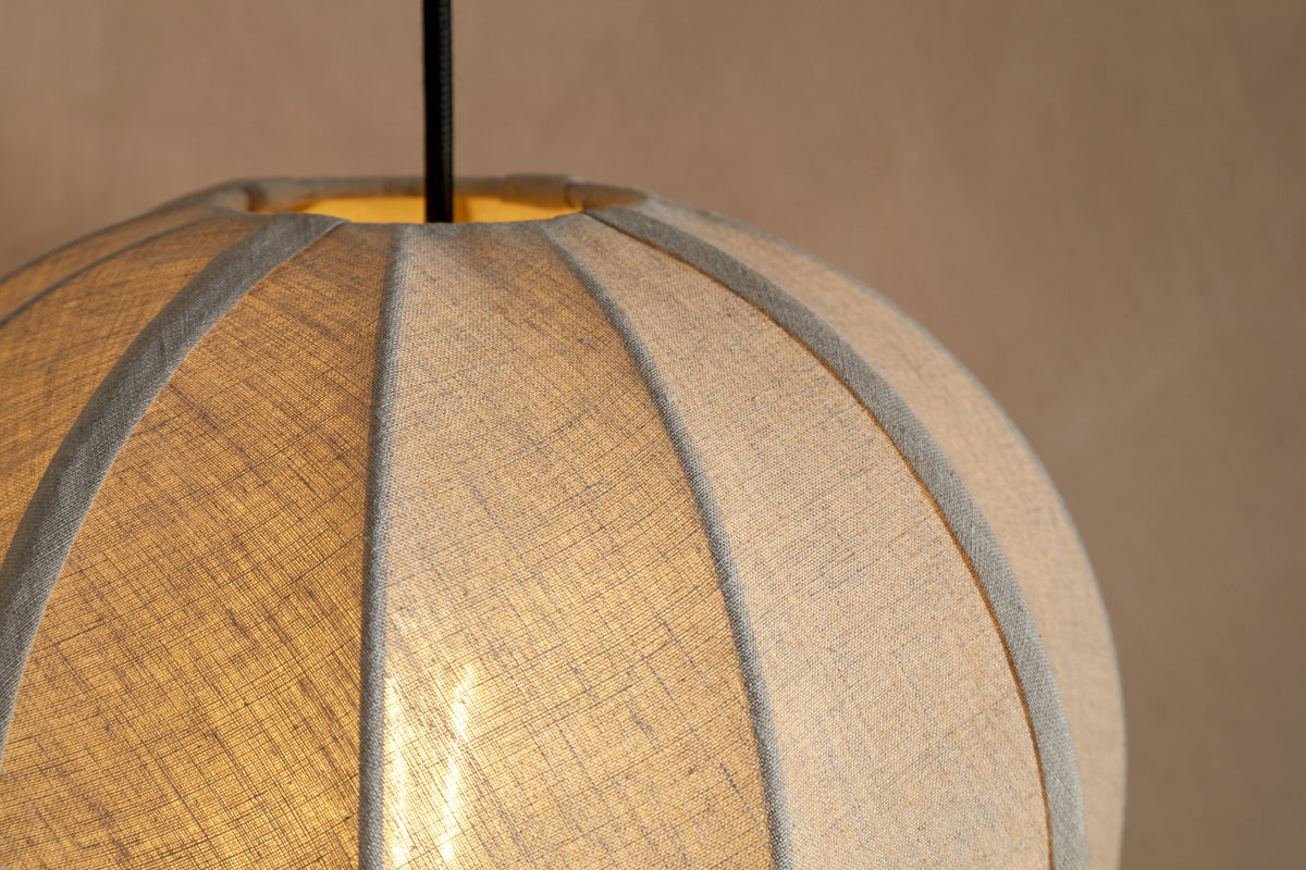 Dharini Linen Lampshade - Natural-SHADES-Nkuku