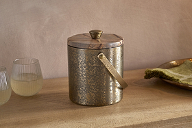 Amaya Ice Bucket - Aged Antique-KITCHEN & DINING ACCESSORIES-Nkuku