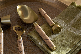 Amaya Cocktail Set - Aged Antique - (Set of 4)-KITCHEN & DINING ACCESSORIES-Nkuku