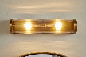 Akurdi Bathroom Mirror Light - Clear-LIGHTS-Nkuku