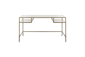 Nakuru Iron & Glass Desk