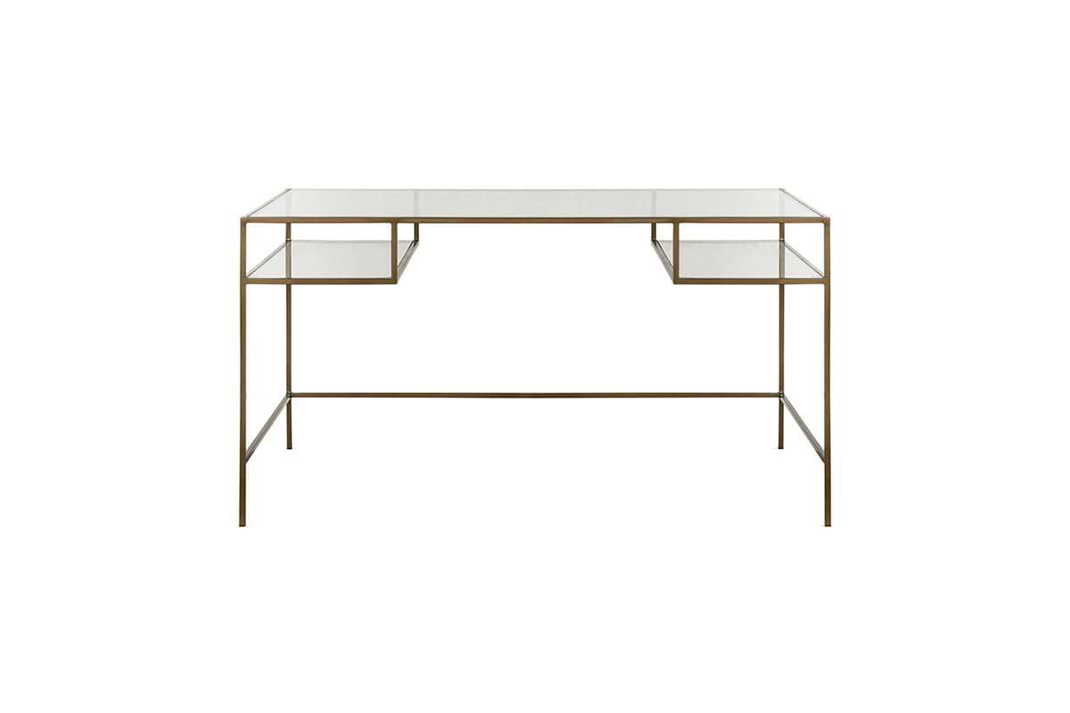 Nakuru Iron & Glass Desk