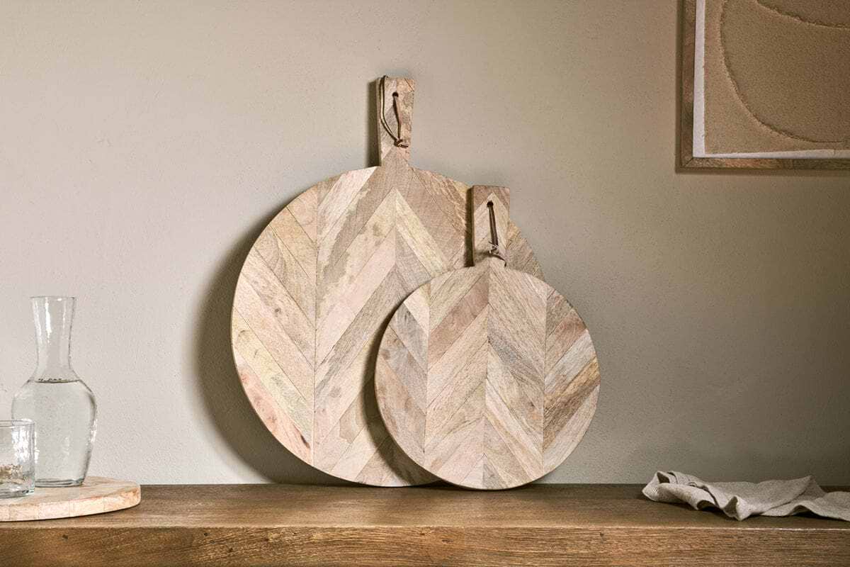 Nalbari Pizza Board - Natural-SERVEWARE-Nkuku
