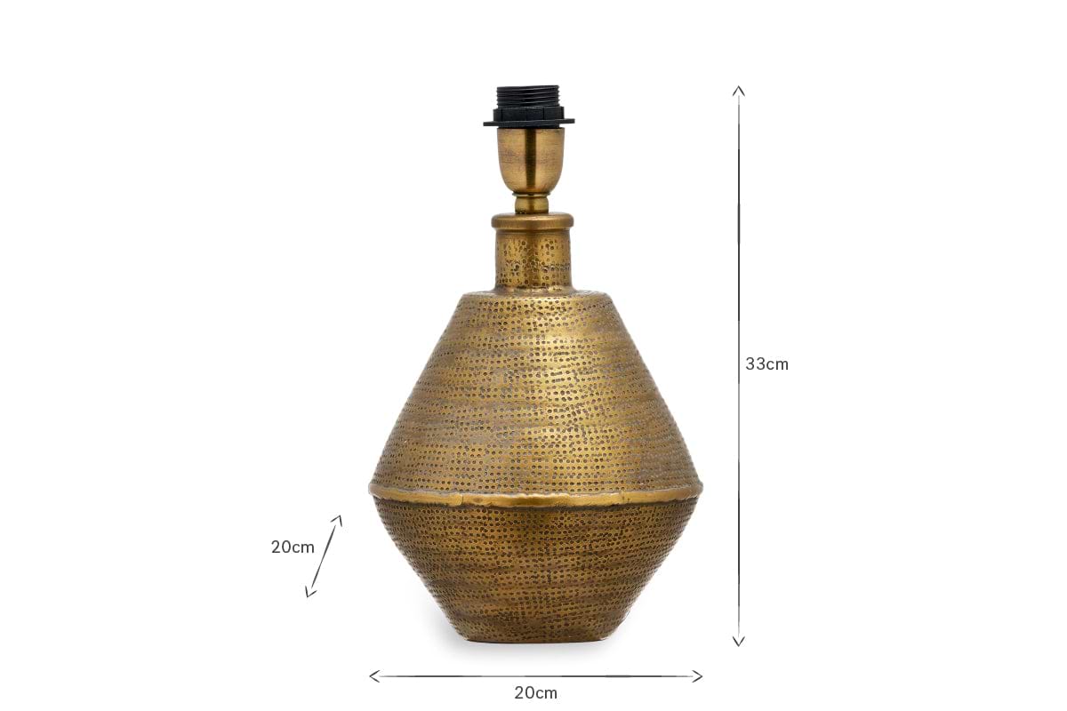 Nalgonda Lamp - Antique Brass - Small