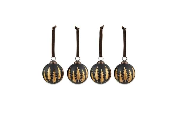 Nalguna Baubles - (Set of 4)-CHRISTMAS DECORATIONS-Nkuku
