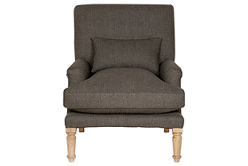 Nalla Wool Armchair - Charcoal