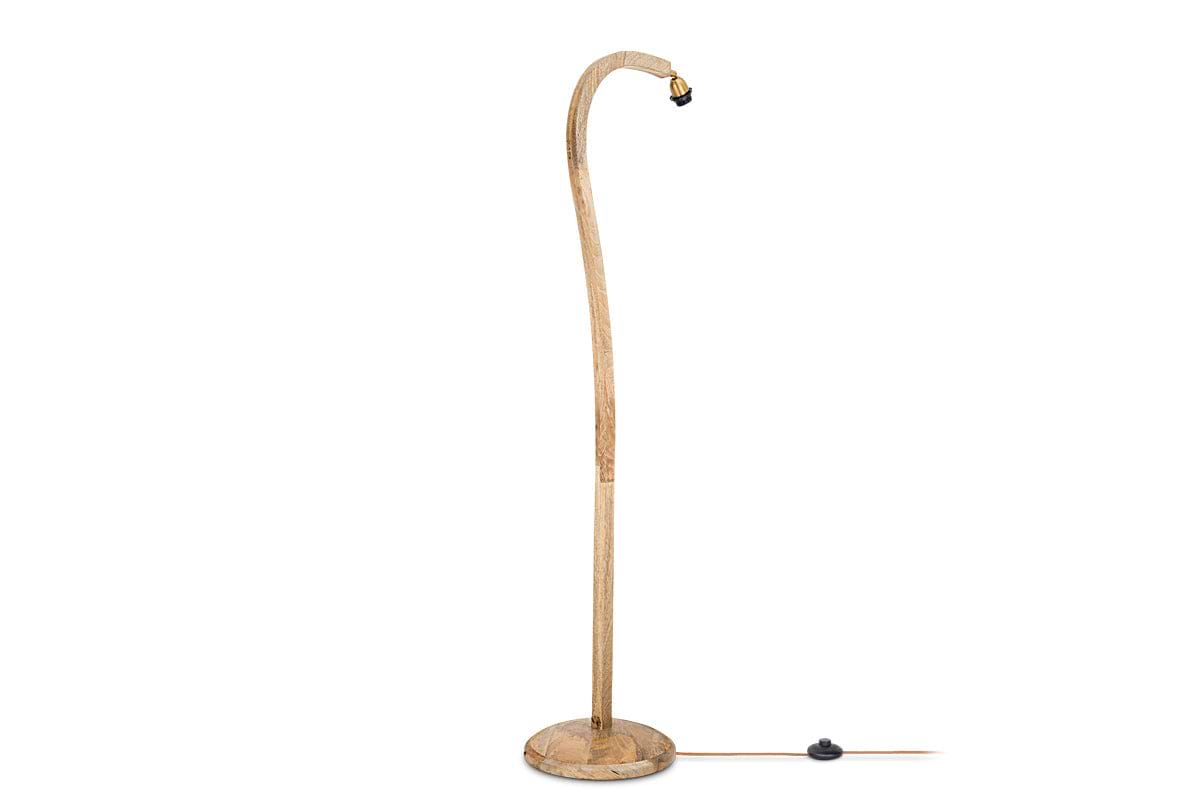 Namira Mango Wood Floor Lamp - Natural