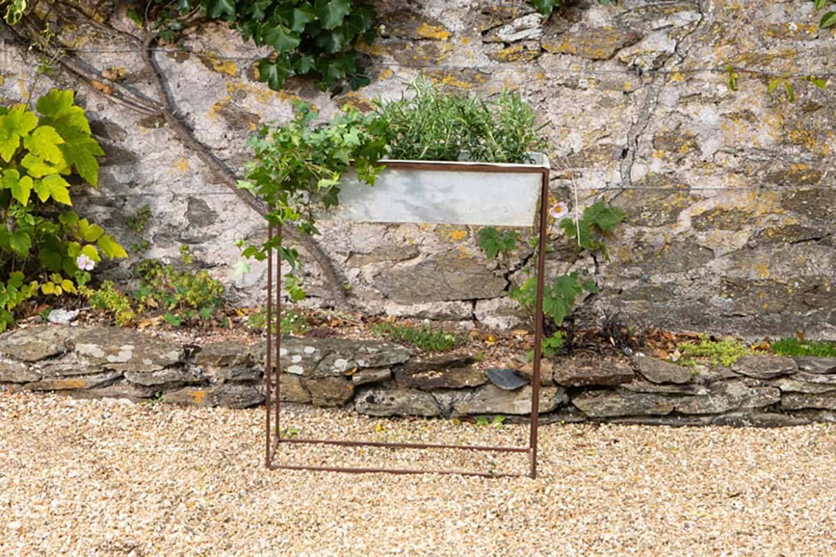 Narlu Wide Standing Planter-VASES & PLANTERS-Nkuku