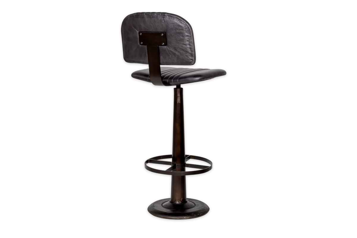 Narwana Bar Chair - Aged Black