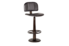 Narwana Bar Chair - Aged Black
