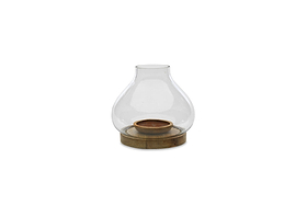 Naryla Mango Wood Lantern - Natural