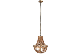 Neela Mango Wood Pendant - Natural