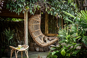 Nesari Rattan Hanging Chair - Natural