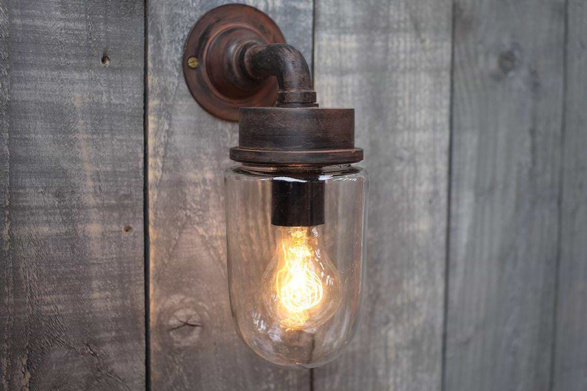 Ngari Outdoor Light - Rust-LIGHTS-Nkuku