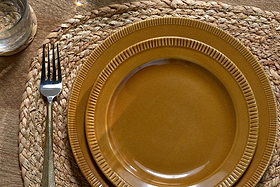 Nuwara Side Plate - Mustard