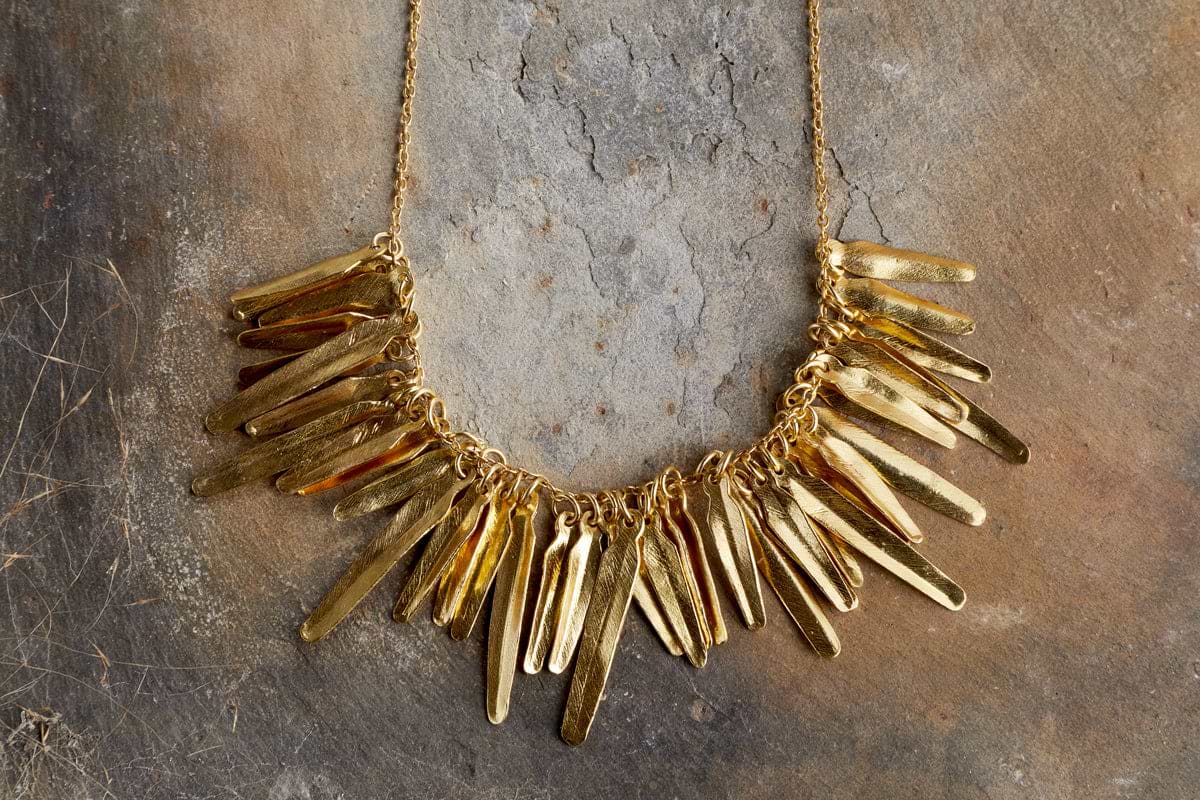 Omuti Necklace - Gold-GIFTING-Nkuku