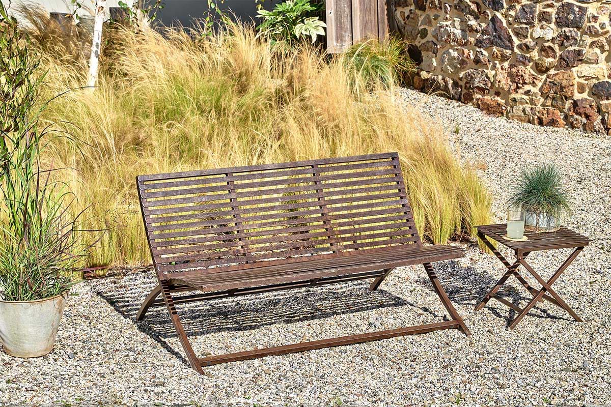 Odee Outdoor Bench-GARDEN-Nkuku